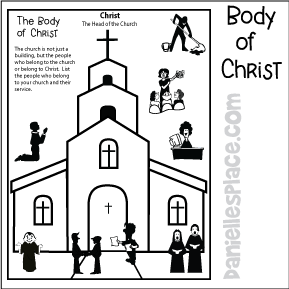 Body of Christ Activity Sheet