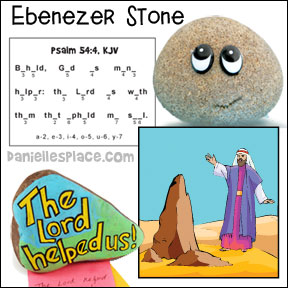 Ebenezer Stone Bible Crafts and Lesson