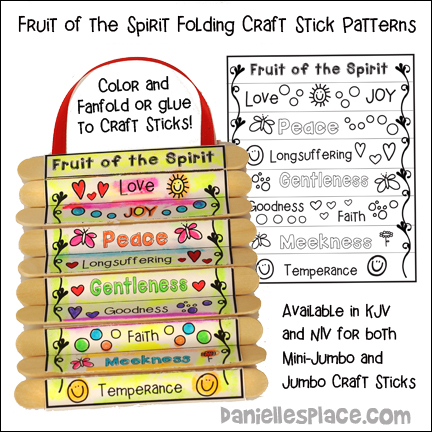 Fruit Of The Spirit Bible Crafts And Bible Games For Sunday