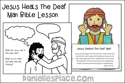 Jesus Heals the Deaf Man Bible Lesson for Children