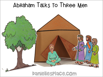 vleugel Opeenvolgend vrouw Abraham, Sarah and Isaac Bible Crafts