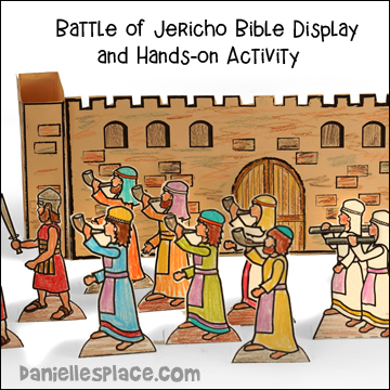 Joshua and the Battle of Jericho Bible Lesson and Crafts