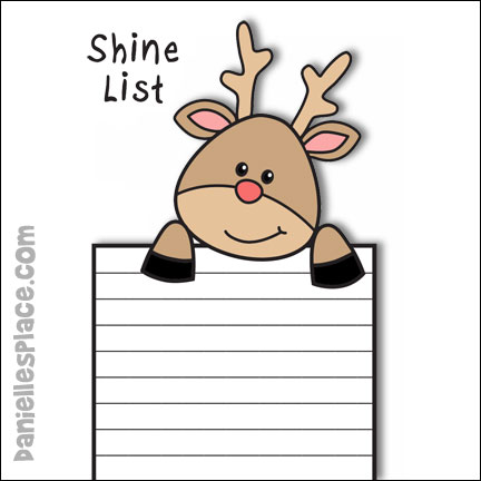 Shine Christmas List Printable