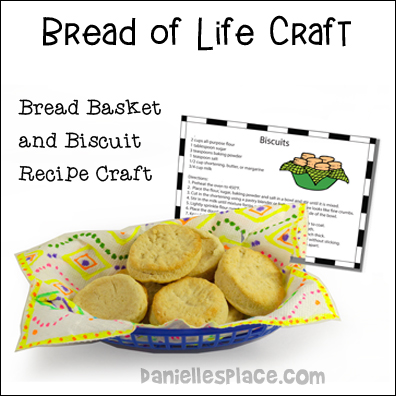 Give Us our Daily Bread Craft for Sunday School for the Lord's Prayer Bible Lesson