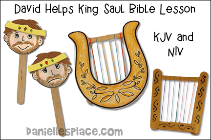 David Helps King Saul Bible Lesson for Children's Ministry