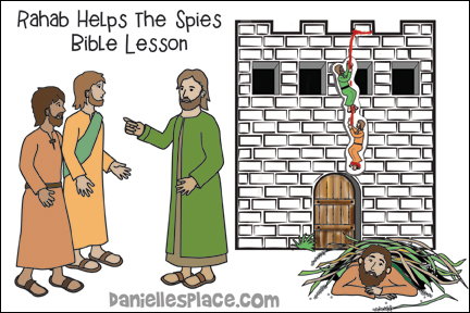Rahab Helps the Spies Bible Lesson for Children