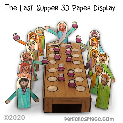 The Last Supper bible Crafts