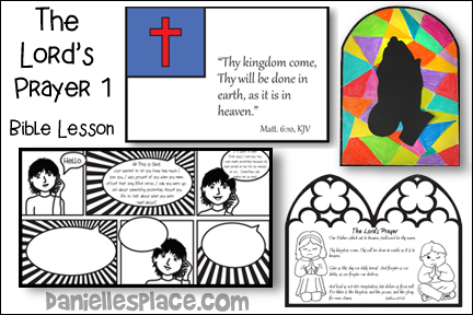 The Lord's Prayer Bible Lesson and Bible Crafts