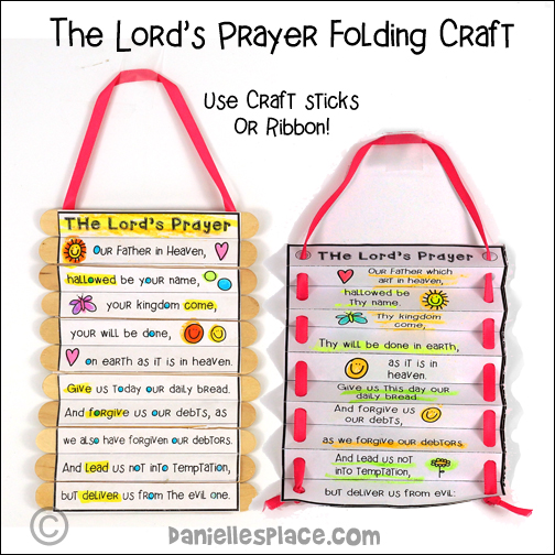 lords prayer craft ideas