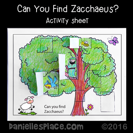 zacchaeus template sycamore tree