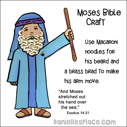 Bible Crafts Moses Crosses The Red Sea