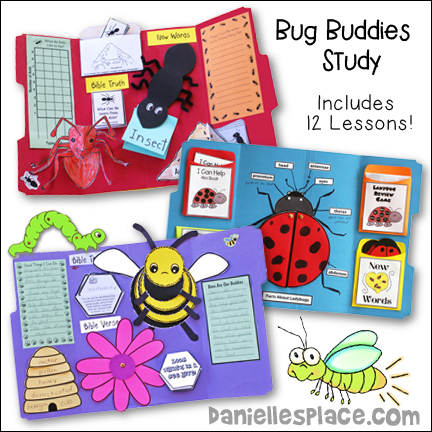 Bug Themed Crafts and Games, Bible Games, Sunday School Crafts, Children's  Church, Insect Christian Object Lessons, Children's Ministry 