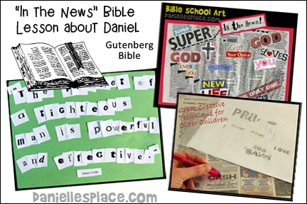 In the News Daniel Bible Lesson for Older Children