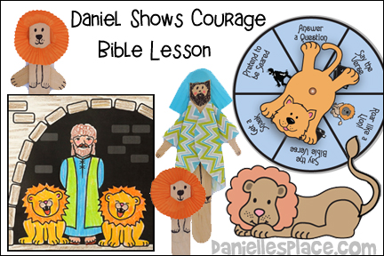 daniel and the lions den activity pages