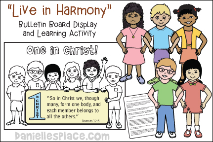Live in Harmony Learning Activities