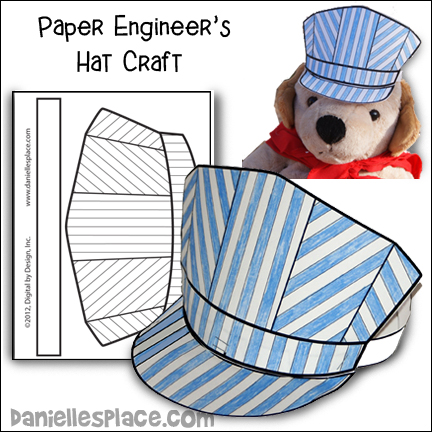 Simple Winter Hat Craft for Toddlers with Free Printable Template